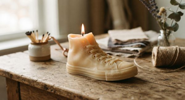 Offrez une bougie sneakers inspirée de vos modèles préférés