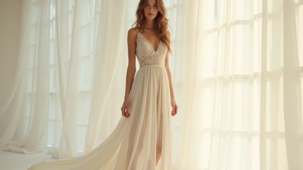 Vivez l'élégance avec des robes bohème blanche chic