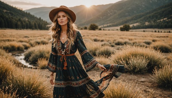 Explorez les robes bohèmes chic : élégance et confort en 2025